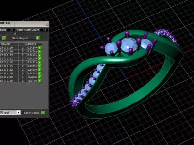 bridal minimal band 3D print model