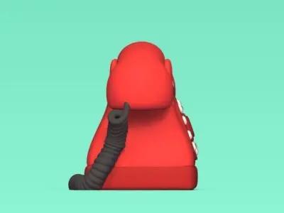 Telephone 3D print model