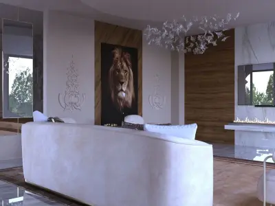 Interior - Livingroom - 050523 3D model