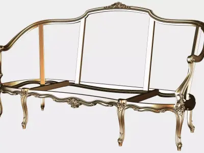 Carved canape for cnc 19 3D model