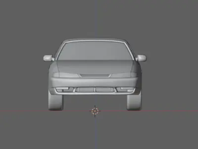 silvia s14 Zenki Low-poly 3D model