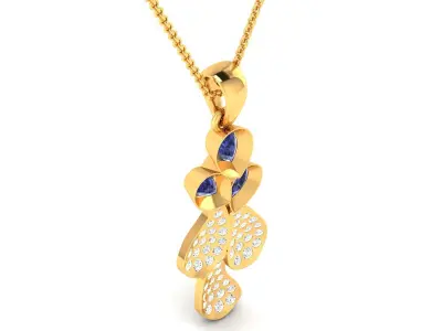 Pendant for Women 3dm STL FBX OBJ Render Details 3D print model purchase