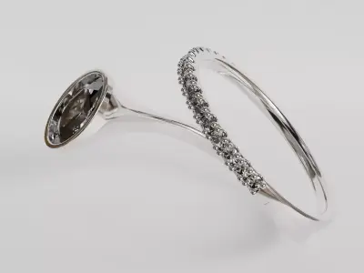 spiral ring 3D print model