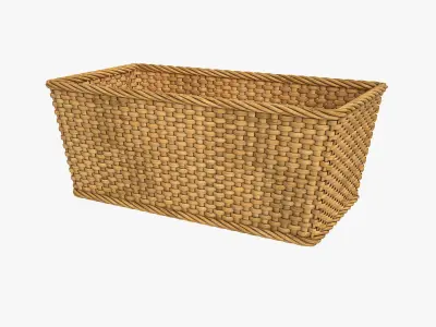 Wicker Basket 3D model
