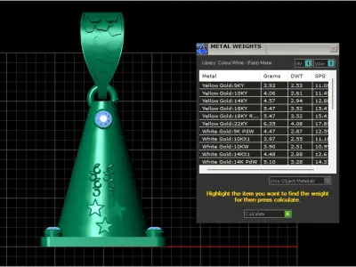 TRAFFIC CONE PENDANT 3D PRINTABLE MODEL  3D print model