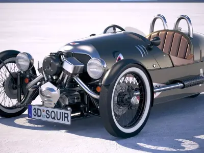 Morgan 3 Wheeler 2011-2020 3D model