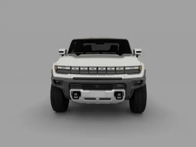 GMC Hummer EV 2022 Low-poly 3D model