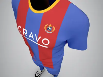 Soccer uniform 03 3D model