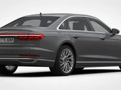 Audi A8 Long 2018 3D model