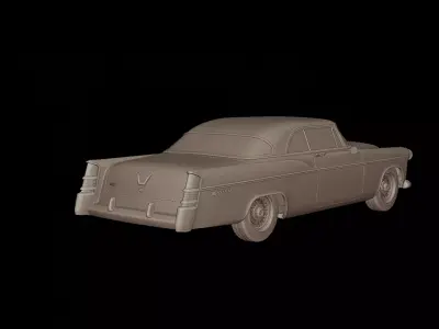 CHRYSLER 300b 1956 3D PRINT MODEL 3D print model