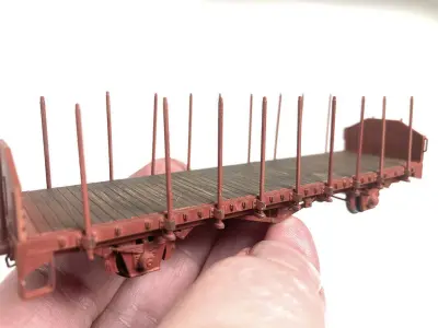 ROLLS-0025 Swedish SJ Litt O Stake Car H0-scale 3D print model