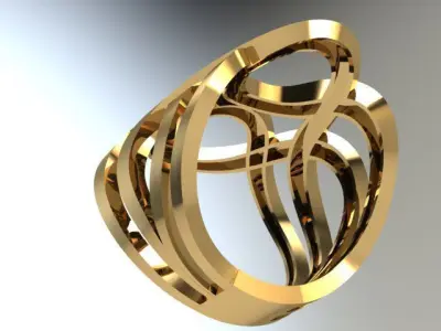 Casual ring  3D print model