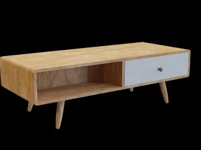 Transmit Coffee Table Low-poly 3D model