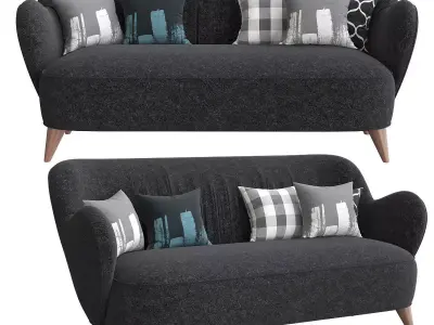 Sleeper Sofa Rahul Expo 3d model Low-poly 3D model