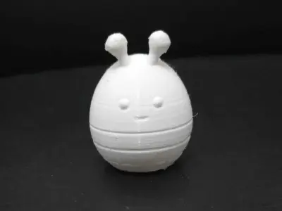 Round Bee 3D print model