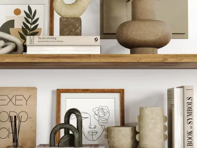 decorative set Vol015 3D model
