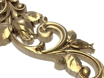 decorative pattern ready for 3D printing 3D model 45