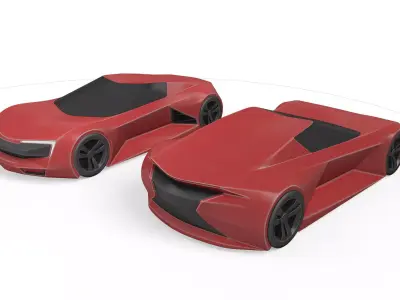 concept car design 3D model