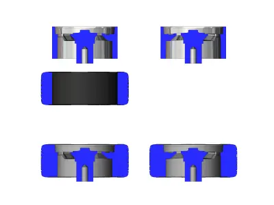 Custom wheels Hot Rods by Boyd T3 for your scale model 3D print model