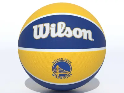 Wilson Golden State Warriors Basketball 3D model