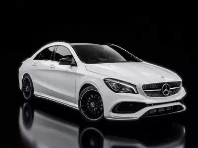 Mercedes Benz Cla45 Amg 2017 3D model