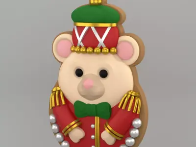 Christmas Gingerbread Cookie 3D print model