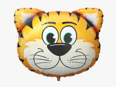 Foil decoration balloon 06 Tiger 3D model