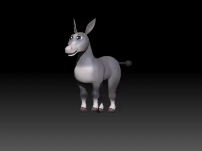 Donkey 3D model buy