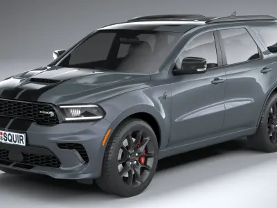 Dodge Durango SRT Hellcat 2021 3D model