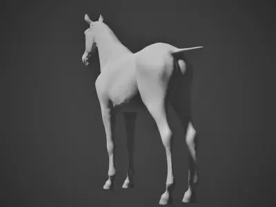 High-Poly Horse 3D model