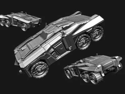 Car of the future-007 3D print model