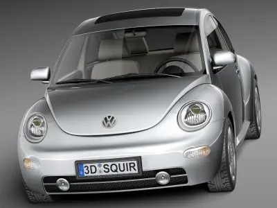 Volkswagen Beetle 1998-2005 3D model