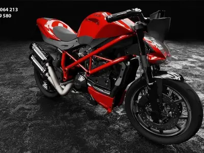 Ducati motorcycle 3D model