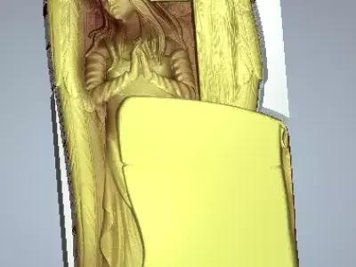 funerary monument 88 angel 3D model