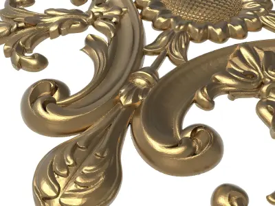  decorative pattern ready for 3D printing 3D model 337