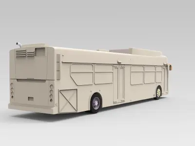 MTA New York City Bus printable 3D print model