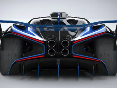 Bugatti Bolide Concept 2020 3D model