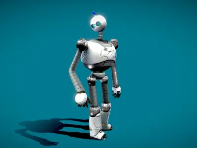 The Wild Robot Low-poly 3D model