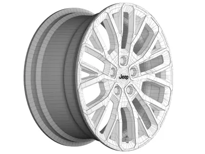 Jeep Grand Wagoneer rim 3D model