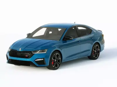 Skoda Octavia RS 2020 3D model