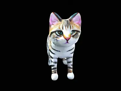 Little Kittie Cat 3D model