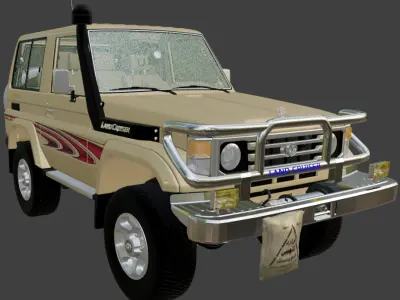 Toyota Land Cruiser 70 3D model