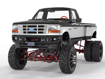 Generic F150 1995 Lifted Truck  3D model