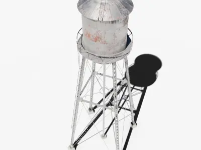 Water Tower 3D model 3