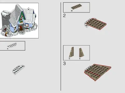 TwindBricks3D - 10293 Santa Visit 3D print model