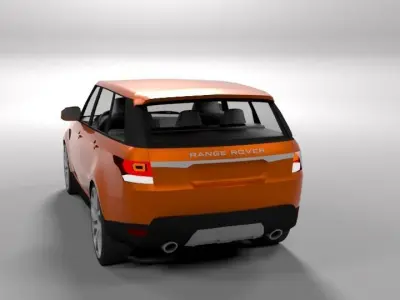 RANGE ROVER SPORT 2014 LOWPOLY Low-poly 3D model