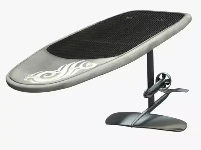 e foil electric surf puddle 3D model