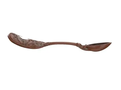 Decorative hay-day Honormen Class 1936 Carved spoon 3D model