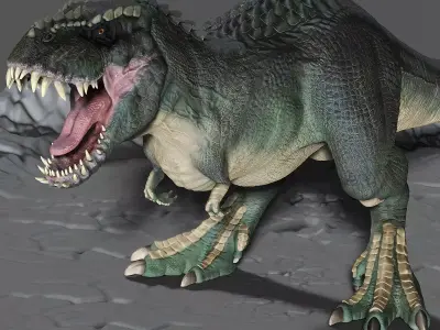 V Rex Sculpt Projects 3D model
