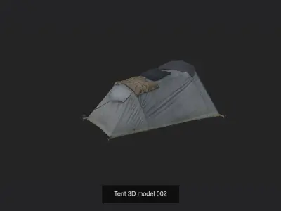 Tent 3D model 3D Model Collection